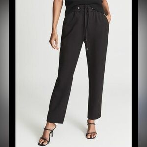 Reiss Eve Pull On Black Formal‎ Jogger Pants Women's Size 0